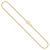 Goldkette Herren Echtgold 1,4 mm, Panzerkette flach 750 aus Gelbgold, Kette Gold mit Stempel, Halskette mit Karabinerverschluss, Länge 50 cm, Gewicht ca. 4,2 g, Made in Germany - 1