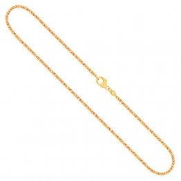 Goldkette, Königskette Gelbgold 585/14 K, Länge 42 cm, Breite 1.8 mm, Gewicht ca. 9.9 g, NEU - 1