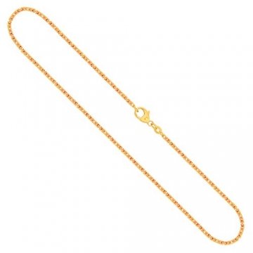 Goldkette, Königskette Gelbgold 585/14 K, Länge 42 cm, Breite 1.8 mm, Gewicht ca. 9.9 g, NEU - 1
