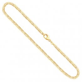 Goldkette, Königskette Gelbgold 585/14 K, Länge 50 cm, Breite 2.3 mm, Gewicht ca. 22.2 g, NEU - 1