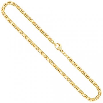 Goldkette, Königskette Gelbgold 585/14 K, Länge 55 cm, Breite 3.2 mm, Gewicht ca. 40.8 g, NEU - 1