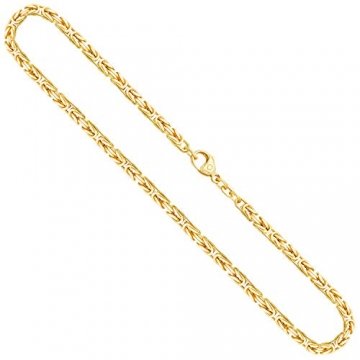 Goldkette, Königskette Gelbgold 585/14 K, Länge 55 cm, Breite 3.2 mm, Gewicht ca. 40.8 g, NEU - 1
