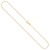 Goldkette, Panzerkette flach Gelbgold 333/8 K, Länge 50 cm, Breite 0.8 mm, Gewicht ca. 1.1 g, NEU - 1