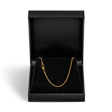 Goldkette, Schlangenkette Gelbgold 333/8 K, Länge 50 cm, Breite 1.4 mm, Gewicht ca. 3.9 g, NEU - 6