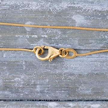 Goldkette, Schlangenkette Gelbgold 750/18 K, Länge 45 cm, Breite 0.8 mm, Gewicht ca. 3.1 g, NEU - 7