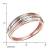 Goldmaid Damen-Ring Bicolor 375 mattiert Diamant (0.06 ct) weiß Brillantschliff Gr. 58 (18.5)-Fo R7395RW58 Verlobungsring Diamantring - 4