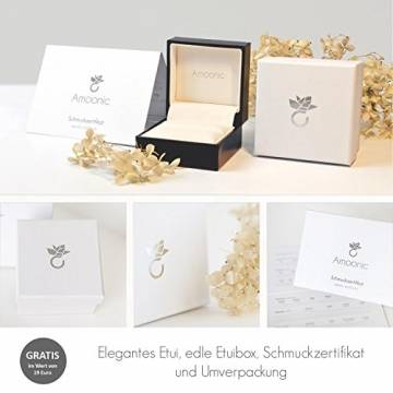 Goldring Damen 585 Verlobungsringe Gold Diamant 0,05 Carat H/si **sehr gute Qualität** +inkl. Luxusetui+ Diamantring solitär schmal dünn Goldring Diamant Ring Gold Diamantring Gelbgold FF50GG585BRFA56 - 4