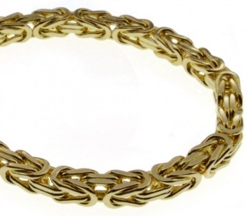 Halskette Königskette 7mm - 60cm - 750 Gelbgold - 3