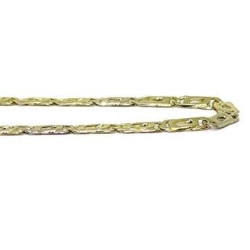 Herren-Kette aus 18-karätigem Gelbgold, 4 mm breit, 60 cm lang, Karabinerverschluss, 17,25 g 18-karätiges Gold - 7