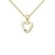 Herzchen Kette Gelbgold 333 mit Zirkonia + inkl. Luxusetui mit GRAVUR + Goldanhänger echt Gold Herzkette mit Stein wie Diamant Herz Anhänger Herzanhänger Goldkette FF510 GG333ZIFA45 - 4