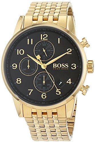Hugo Boss Herren Quarz Uhr mit Armband 1513531 - 1
