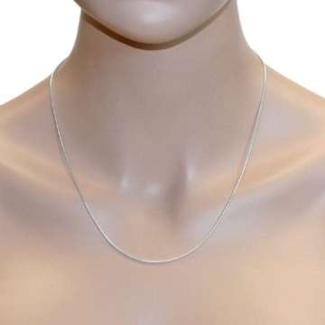 InCollections Damen-Schlangenkette 925 Sterling Silber 50 cm - 3