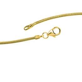 JOBO Schlangenkette 585 Gelbgold 1,4 mm 40 cm Gold-Halskette - 1