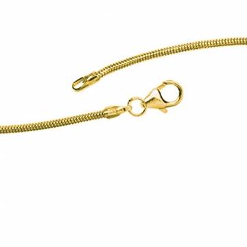 JOBO Schlangenkette 585 Gelbgold 1,4 mm 50 cm Gold-Halskette - 1