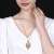 KnSam 18 K Gold Kette Gold Anhänger Halskette Gold 750 Ruby Diamond Phoenix Shape Mit Perle Mit 18Ct Ruby Rot - 3