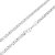 Königskette 5mm 925 Silber massiv - Länge Wählbar - Collier Halskette oder Armband (60) - 1