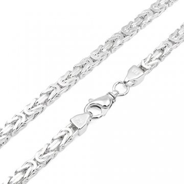 Königskette 7mm 925 Silber massiv - Länge Wählbar - Collier Halskette oder Armband (50) - 1