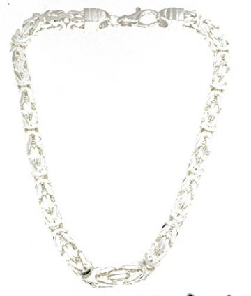Königskette 925 Silber 8 mm 75 cm Silberkette Halskette Damen Herren Anhängerkette Schmuck ab Fabrik tendenze Italy D-BZ8-75v - 1