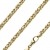 Königskette massiv 14 Karat 585 Gelbgold 60cm lang und 6,0mm breit - 1