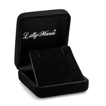LillyMarie Damen Hals-Kette Silber 925 Swarovski Elements Sternzeichen-Anhänger Waage Längen-verstellbar Schmucketui Partner Geschenke - 7