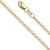 Massive 14 Karat 585 Gold Venezianer Box Kette Unisex Gelbgold -1.20 mm Breit - Verschiedene Längen (45) - 1