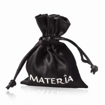 MATERIA Feine Singapurkette 925 Silber Kette Damen 45cm - 3mm Halskette Frauen flach diamantiert K95-45 cm - 2