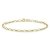 Miore Armband Damen Panzerkette Weit Gelbgold 14 Karat / 585 Gold, Länge 19.5 cm Schmuck - 1