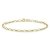 Miore Armband Damen Panzerkette Weit Gelbgold 14 Karat / 585 Gold, Länge 19.5 cm Schmuck - 1