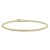 Miore Armband Damen Weizenkette Gelbgold 14 Karat / 585 Gold, Länge 19.5 cm Schmuck - 1