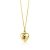 Miore Kette Damen Halskette mit Anhänger Herz aus Gelbgold 9 Karat / 375 Gold, Halsschmuck 45 cm lang - 1