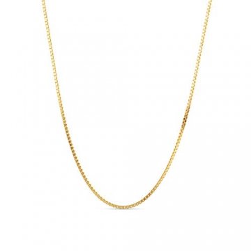 Miore Kette Damen Venezianer Halskette Gelbgold 9 Karat / 375 Gold, Länge 45 cm Schmuck - 1