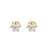 Miore Ohrringe Damen 0.50 Ct Solitär Diamant Ohrstecker aus Gelbgold 18 Karat / 750 Gold, Ohrschmuck mit Diamanten Brillanten - 2