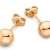 Miore Schmuck Damen Ohrstecker Kugel Ohrringe aus Rotgold 9 Karat / 375 Gold - 4