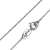 Morella® Damen Halskette Herz Buchstabe S 925 Silber rhodiniert mit Zirkoniasteinen weiß 46 cm - 4