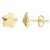 MyGold Blumen Ohrringe Ohrstecker Stecker Gelbgold 750 Gold (18 Karat) Massiv Gegossen Ø 7mm Blume Goldohrringe Goldstecker Fleur O-07840-G503 - 4