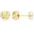 MyGold Ohrringe Ohrstecker Stecker Gelbgold 750 Gold (18 Karat) Ø 7mm Rund Goldohrringe Goldohrringe Goldstecker Ohrschmuck Damenohrringe Frauenohrringe Florenca O-07810-G501 - 2