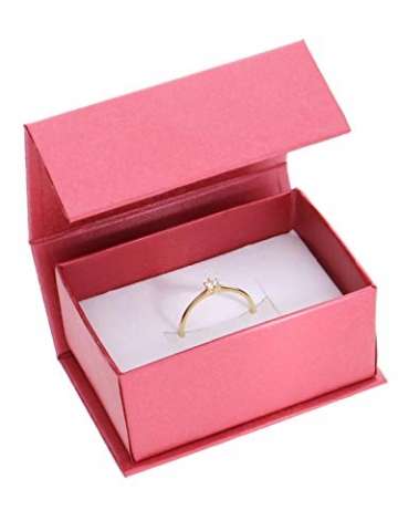 MyGold Verlobungsring Gelbgold (14 Karat) Gold 585 Mit Zirkonia Solitär Gr. 46 Heiratsantrag Damenring Goldring R-07010-G401-CZC-W46 - 2