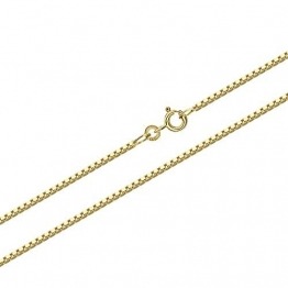 NKlaus 60cm Venezia Goldkette 0,9mm 333 Gelbgold 8 Karat Venezianerkette Collier 3,10g 9318 - 1