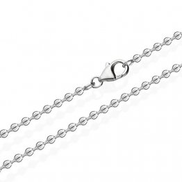 NKlaus 925 Sterlingsilber Silber Kugel Kette für Anhänger Silberkette 50cm 3,00mm 11,4gr 2499 - 1