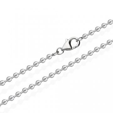 NKlaus 925 Sterlingsilber Silber Kugel Kette für Anhänger Silberkette 50cm 3,00mm 11,4gr 2499 - 1