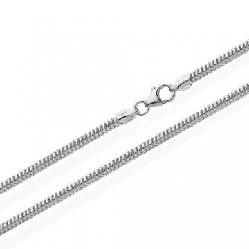 NKlaus echte 925er Sterlingsilber Silber Schlangenkette Silberkette 45cm 2,40mm 11gr 5942 - 1