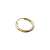 NKlaus EINZEL 333 gelb Gold CREOLE Ohrring Ohrschmuck rund Goldohrring 20mm 1850 - 2