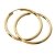 NKlaus Paar 585 Gold gelbgold Creolen Ohrringen Ohrschmuck 2,5mm rund Goldohrringe 40mm 9033 - 3