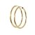 NKlaus Paar 585 Gold gelbgold Creolen Ohrringen Ohrschmuck 2,5mm rund Goldohrringe 40mm 9033 - 1