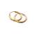 NKlaus Paar 750 Gold gelbgold Creolen Ohrringen Ohrschmuck 2,5mm rund Goldohrringe 20mm 9041 - 2