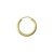 NKlaus SET 2x EINZEL 333 gelb Gold CREOLE Ohrring rund Goldohrring 20mm 1850 - 1