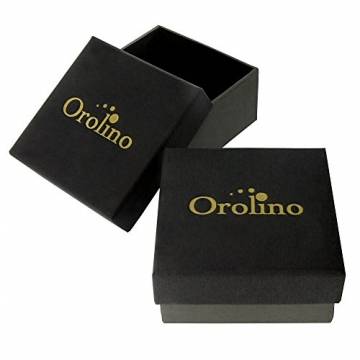 Orolino Damen Creolen 585/- Weißgold Brillant 585/- Gold 1,28cm Glänzend Brillant weiß 0,28ct 067310013-1 - 4
