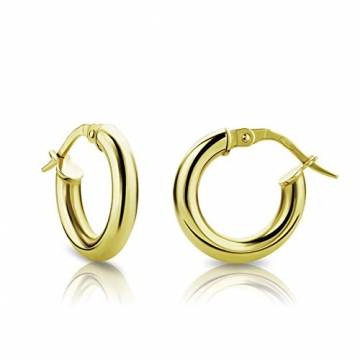 Orovi Damen Ohrringe Gelbgold Creolen 18 Karat (750) Gold - 5