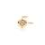 Orovi Damen Ohrringe mit Diamanten Gelbgold Solitär Ohrstecker 18 Karat (750) Gold und Diamant Brillanten 0.04 Ct - 2