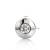 Orovi Damen Ohrringe mit Diamanten Weißgold Solitär Ohrstecker 14 Karat (585) Gold und Diamant Brillanten 0.08 Ct Ohrring Handgemacht in Italien - 4